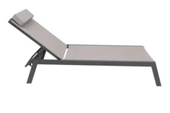 VILLANA 2er-Set Sonnenliegen, Anthrazit/grau, Alu/Textil, 198x66x32cm, Mit Beistelltisch 45x45cm -Deko Garten Verkauf 10 13885.jpg