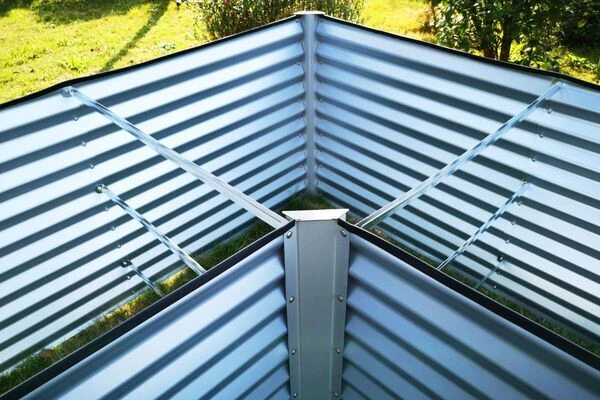 OUTFLEXX Eck-Hochbeet, Silber, Zincalume, 270x270x90x84cm 13 OUTFLEXX Eck-Hochbeet, Silber, Zincalume, 270x270x90x84cm – Bild 13