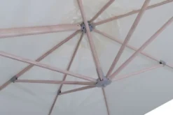 OUTFLEXX Ampelschirm, Creme, Aluminium In Holzoptik, 400x300cm, Inkl. Plattenständer -Deko Garten Verkauf 10 18511.jpg