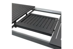 DOPPLER Expert Esstischgarnitur, Anthrazit/schwarz, Alu/Textilene, 8 Stapelsessel, 220-280x100cm -Deko Garten Verkauf 10 18967.jpg