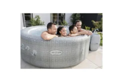 BESTWAY Lay-Z-Spa Honolulu AirJet Whirlpool, Grau (Rattanoptik), TriTech, Ø196x71cm -Deko Garten Verkauf 10 19183.jpg