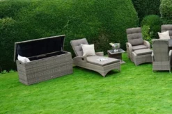 Ploß Rabida Kissenbox, Champagner-meliert, Polyrattan, 145x58x73 Cm, Inkl. Inlay -Deko Garten Verkauf 10 20174.jpg