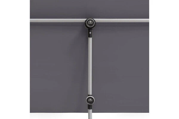 DOPPLER Active Balkonblende, Anthrazit, Alu/Polyester, 180x130 Cm, Höhenverstellbar, Drehbar 10 DOPPLER Active Balkonblende, Anthrazit, Alu/Polyester, 180x130 Cm, Höhenverstellbar, Drehbar – Bild 10