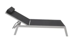 VILLANA 2er-Set Sonnenliegen, Silber/schwarz, Alu/Textil, 198x66x32cm, Mit Beistelltisch 45x45cm 23 VILLANA 2er-Set Sonnenliegen, Silber/schwarz, Alu/Textil, 198x66x32cm, Mit Beistelltisch 45x45cm -Deko Garten Verkauf 11 13886.jpg