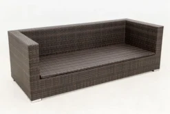 OUTFLEXX 3-Sitzer Sofa, Braun Marmoriert, Polyrattan, 210 X 85 X 70 Cm, Wasserfeste Kissenbox 21 OUTFLEXX 3-Sitzer Sofa, Braun Marmoriert, Polyrattan, 210 X 85 X 70 Cm, Wasserfeste Kissenbox -Deko Garten Verkauf 11 15734 1 BOX.jpg