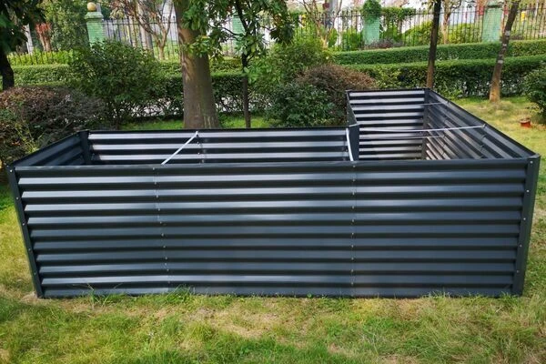 OUTFLEXX Eck-Hochbeet, Anthrazit, Zincalume, 270x270x90x84cm 14 OUTFLEXX Eck-Hochbeet, Anthrazit, Zincalume, 270x270x90x84cm – Bild 14