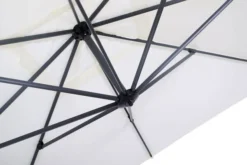 OUTFLEXX Luxus Ampelschirm, Anthrazit/creme, Edelstahl/Aluminium, 350x350cm, Inkl. Schirmständer Und Schutzhülle -Deko Garten Verkauf 11 18351.jpg