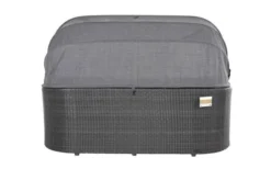 OUTFLEXX Houston Loungebett, Grau, Polyrattan, Doppel-halbrund, Viele Stellmöglichkeiten, Dach Klappbar -Deko Garten Verkauf 11 18543.jpg