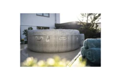 BESTWAY Lay-Z-Spa Honolulu AirJet Whirlpool, Grau (Rattanoptik), TriTech, Ø196x71cm -Deko Garten Verkauf 11 19183.jpg