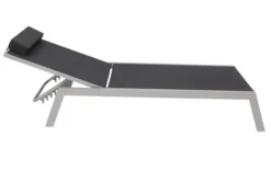 VILLANA 2er-Set Sonnenliegen, Silber/schwarz, Alu/Textil, 198x66x32cm, Mit Beistelltisch 45x45cm 24 VILLANA 2er-Set Sonnenliegen, Silber/schwarz, Alu/Textil, 198x66x32cm, Mit Beistelltisch 45x45cm -Deko Garten Verkauf 12 13886.jpg