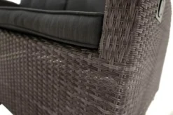 Ploß Rocking Comfort Dining / Lounge 2-Sitzer Sofa, Grau/braun-meliert, Polyrattan, 148x85x112 Cm, Verstellbar -Deko Garten Verkauf 12 18206.jpg
