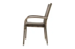 Ploß Rabida Basic Stapelstuhl, Champagner-meliert, Polyrattan, 64 X 56 X 92 Cm, Inkl. Polster -Deko Garten Verkauf 12 20154.jpg