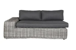 OUTFLEXX Ecklounge, White Faded Grey, Polyrattan, 6 Personen, Inkl. Tisch/Hocker 90 X 90 Cm Und Polster Aus Olefin In Anthrazit -Deko Garten Verkauf 12 20790.jpg