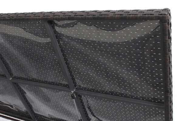 OUTFLEXX Kissenbox, Braun, Polyrattan, 204x94x75cm 6 OUTFLEXX Kissenbox, Braun, Polyrattan, 204x94x75cm – Bild 6