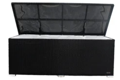 OUTFLEXX Kissenbox, Schwarz, Polyrattan, 204x94x75cm -Deko Garten Verkauf 1316 06.jpg