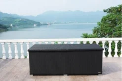 OUTFLEXX Kissenbox, Schwarz, Polyrattan, 204x94x75cm -Deko Garten Verkauf 1316 09.jpg