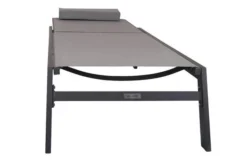 VILLANA Gartenliege, Anthrazit/grau, Aluminium/Textil, 198 X 60 X 32 Cm, Verstellbar -Deko Garten Verkauf 13405 11.jpg