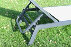 VILLANA Gartenliege, Anthrazit/grau, Aluminium/Textil, 198 X 60 X 32 Cm, Verstellbar -Deko Garten Verkauf 13405 4.jpg