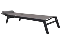 VILLANA Gartenliege, Anthrazit/grau, Aluminium/Textil, 198 X 60 X 32 Cm, Verstellbar -Deko Garten Verkauf 13405 9.jpg