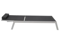 VILLANA 2er-Set Sonnenliegen, Silber/schwarz, Alu/Textil, 198x66x32cm, Mit Beistelltisch 45x45cm 25 VILLANA 2er-Set Sonnenliegen, Silber/schwarz, Alu/Textil, 198x66x32cm, Mit Beistelltisch 45x45cm -Deko Garten Verkauf 13 13886.jpg