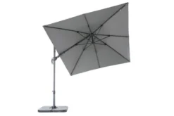 OUTFLEXX Ampelschirm, Anthrazit, Pulverbesch. Aluminium, 300x300 Cm, Inkl. Plattenständer, Twist-Funktion 31 OUTFLEXX Ampelschirm, Anthrazit, Pulverbesch. Aluminium, 300x300 Cm, Inkl. Plattenständer, Twist-Funktion -Deko Garten Verkauf 13 16109.jpg