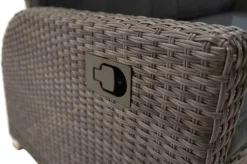 Ploß Rocking Comfort Dining / Lounge 2-Sitzer Sofa, Grau/braun-meliert, Polyrattan, 148x85x112 Cm, Verstellbar -Deko Garten Verkauf 13 18206.jpg