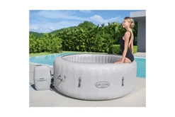 BESTWAY Lay-Z-Spa Paris AirJet Whirlpool, Weiß, Vinyl/Kunstleder, Ø196x66cm -Deko Garten Verkauf 13 19182.jpg