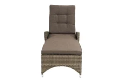 Ploß Rabida Comfort Rollliege, Champagner-meliert, Polyrattan, 198x68x44cm, Verstellbar, Hohe Sitzhöhe -Deko Garten Verkauf 13 20165.jpg