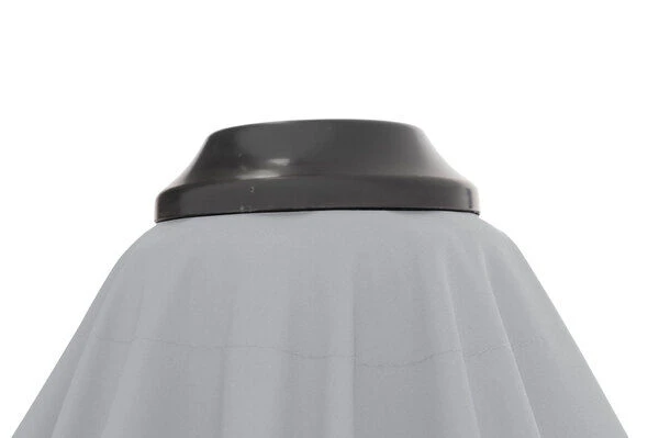 DOPPLER Active Pendelschirm, Grau, Alu/Polyester, 370cmx210 Cm, Mit Kurbel, 360°-drehbar 12 DOPPLER Active Pendelschirm, Grau, Alu/Polyester, 370cmx210 Cm, Mit Kurbel, 360°-drehbar – Bild 12