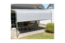 LECO Terrassenüberdachung , Natur/beige, Stahl/Textilene, 400 X 300 Cm -Deko Garten Verkauf 14089 4.jpg