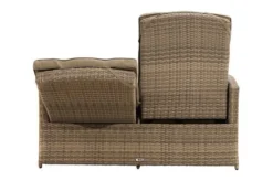 Ploß Rabida Comfort Dining / Lounge 2-Sitzer Sofa, Champagner-meliert, Polyrattan, 148x85x112 Cm, Verstellbar -Deko Garten Verkauf 14 20163.jpg