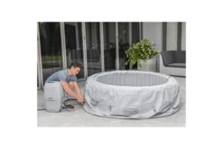 BESTWAY Lay-Z-Spa Paris AirJet Whirlpool, Weiß, Vinyl/Kunstleder, Ø196x66cm -Deko Garten Verkauf 15 19182.jpg
