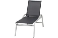 SIENA GARDEN Milos Stapelliege, Aluminium/Ranotex, 194 X 64 X 48 Cm -Deko Garten Verkauf 16 19582 3.jpg