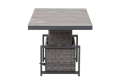 SIENA GARDEN Corido Lifttisch, Charcoal, Alu / Gardino®-Geflecht, 130x75x47-71 Cm, Stufenlos Verstellbar 33 SIENA GARDEN Corido Lifttisch, Charcoal, Alu / Gardino®-Geflecht, 130x75x47-71 Cm, Stufenlos Verstellbar -Deko Garten Verkauf 16 20210.jpg