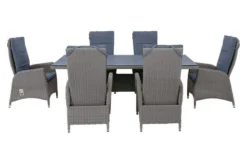 Ploß Vigo Dining Set, Stahlgrau-meliert / Schiefergrau, Polyrattan, Tisch 200 X 95 Cm, 6 Sessel -Deko Garten Verkauf 16 21587.jpg