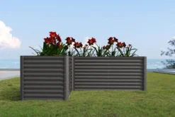 OUTFLEXX Eck-Hochbeet, Anthrazit, Zincalume, 270x270x90x84cm 17 OUTFLEXX Eck-Hochbeet, Anthrazit, Zincalume, 270x270x90x84cm -Deko Garten Verkauf 18174 3 CGI.jpg