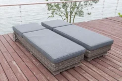 OUTFLEXX Rollliege, Grau, Polyrattan, 200x70x27,5cm, Rückenlehne 5-fach Verstellbar -Deko Garten Verkauf 18 18367.jpg
