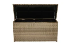 Ploß Rabida Kissenbox, Champagner-meliert, Polyrattan, 145x58x73 Cm, Inkl. Inlay -Deko Garten Verkauf 18 20174.jpg