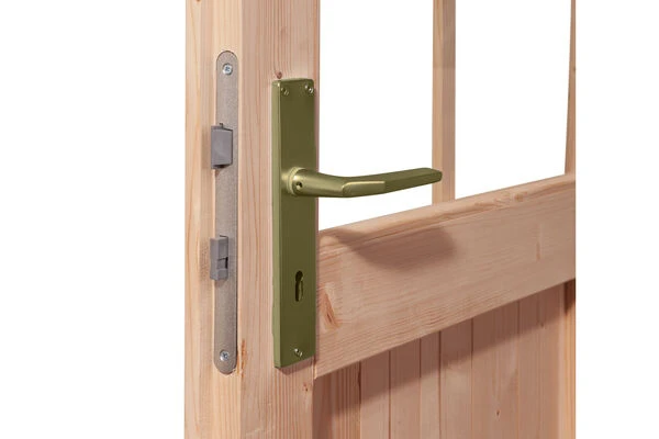 KARIBU Gartenhaus Trittau 5, Naturbelassen, Fichtenholz 40mm, 576 X 297 X 217 Cm, Pultdach, Anbau 3,3m Mit Rückwand 3 KARIBU Gartenhaus Trittau 5, Naturbelassen, Fichtenholz 40mm, 576 X 297 X 217 Cm, Pultdach, Anbau 3,3m Mit Rückwand – Bild 3