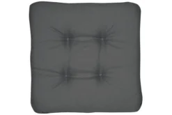 DOPPLER LOOK Sitzkissen, Anthrazit, Polyester, 45x45 Cm, 4cm Dick