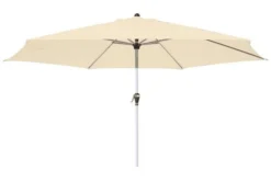 DOPPLER Active Auto Tilt Mittelstockschirm, Natur, Aluminium/Textil, Ø 320 Cm, Mit Kurbel
