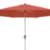 DOPPLER Active Auto Tilt Mittelstockschirm, Terrakotta, Aluminium/Textil, Ø 320 Cm, Mit Kurbel