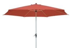 DOPPLER Active Auto Tilt Mittelstockschirm, Terrakotta, Aluminium/Textil, Ø 320 Cm, Mit Kurbel