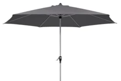 DOPPLER Active Auto Tilt Mittelstockschirm, Anthrazit, Aluminium/Textil, Ø 320 Cm, Mit Kurbel