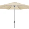 DOPPLER Active Mittelstockschirm, Natur, Aluminium/Textil, Ø 380 Cm, Mit Kurbel