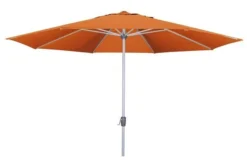 DOPPLER Active Mittelstockschirm, Terrakotta, Aluminium/Textil, Ø 380 Cm, Mit Kurbel