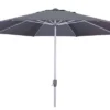 DOPPLER Active Mittelstockschirm, Anthrazit, Aluminium/Textil, Ø 380 Cm, Mit Kurbel