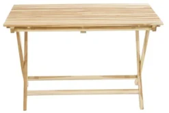 Klapptisch Milford Aus ECO-Teakholz Von Ploß, 120x70x75 Cm