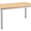KETTLER GranadaTisch, Silber, Alu/FSC-Teak, 160x95 Cm, 0301221-0100