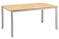 KETTLER GranadaTisch, Silber, Alu/FSC-Teak, 160x95 Cm, 0301221-0100